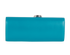 Egee Clutch In Tadelakt Bleu Izmir, back view